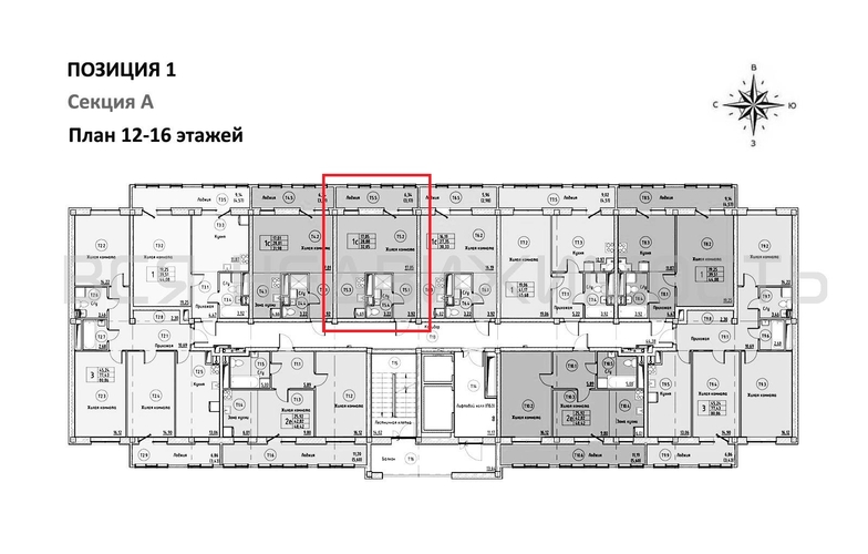 квартира-студия, 28,88кв.м. - изображение 1