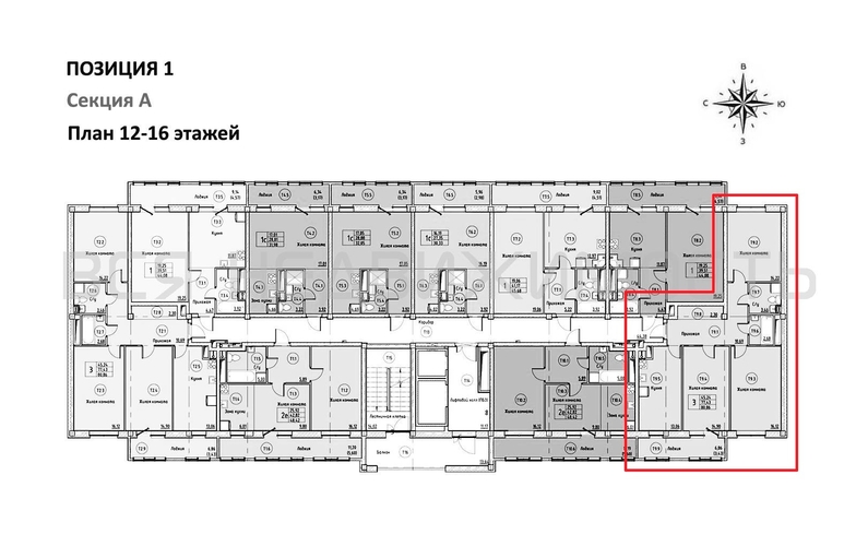 3-комнатная квартира, 80.86кв.м - изображение 1
