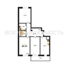 3-комнатная квартира, 80.79кв.м - изображение 1