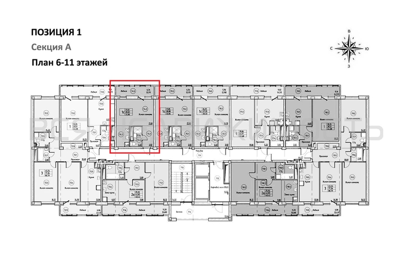 квартира-студия, 28,81кв.м. - изображение 1