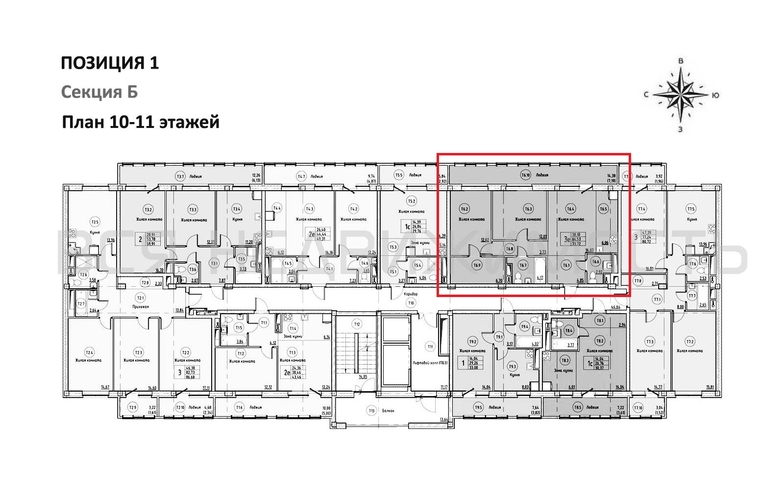 2-комнатная квартира, 73.72кв.м - изображение 1