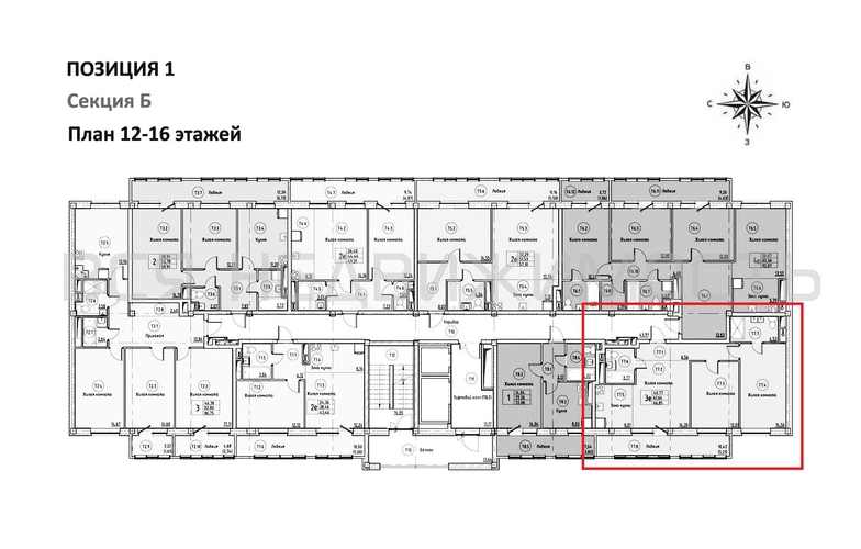 2-комнатная квартира, 66.85кв.м - изображение 1