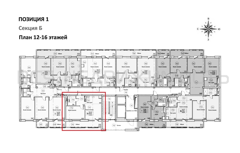 1-комнатная квартира, 43.46кв.м - изображение 1