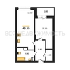 1-комнатная квартира, 45.1кв.м - изображение 1