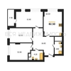 3-комнатная квартира, 82.5кв.м - изображение 1