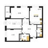 3-комнатная квартира, 82кв.м - изображение 1