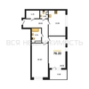 2-комнатная квартира, 76.2кв.м - изображение 1