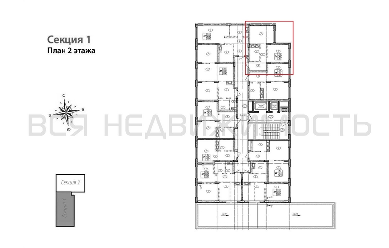 1-комнатная квартира, 38.6кв.м - изображение 1