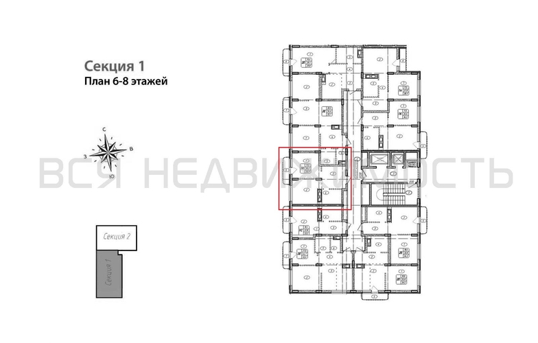 1-комнатная квартира, 35.9кв.м - изображение 1