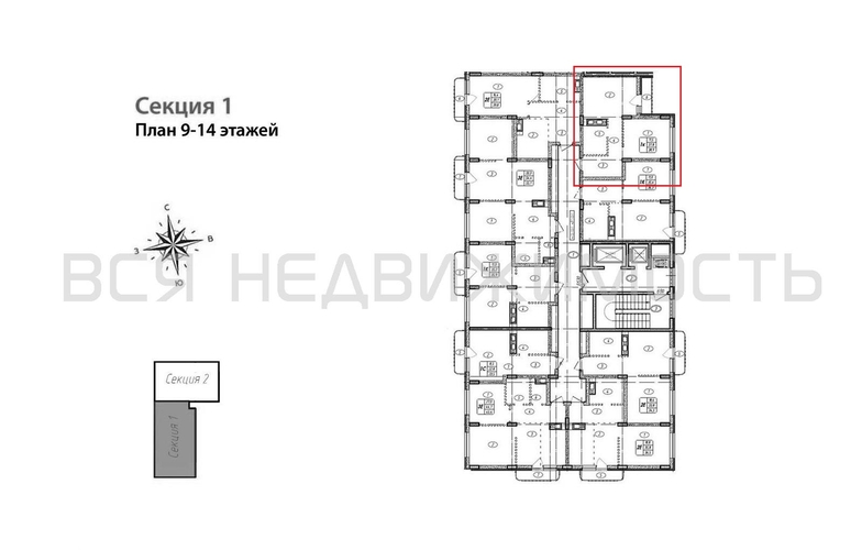 1-комнатная квартира, 38.9кв.м - изображение 1