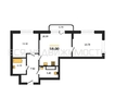 2-комнатная квартира, 59кв.м - изображение 1
