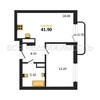 1-комнатная квартира, 41.9кв.м - изображение 1 1-комнатная квартира, 41.9кв.м - изображение 1