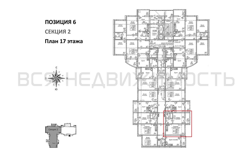 1-комнатная квартира, 37.1кв.м - изображение 1