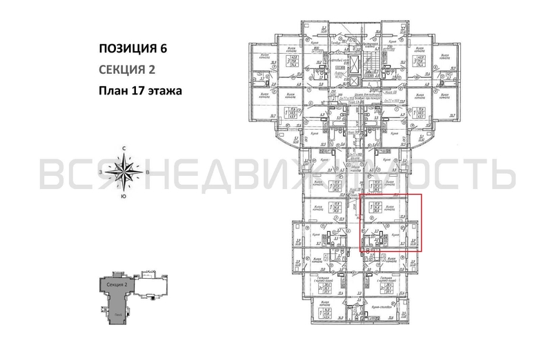 1-комнатная квартира, 36.6кв.м - изображение 1