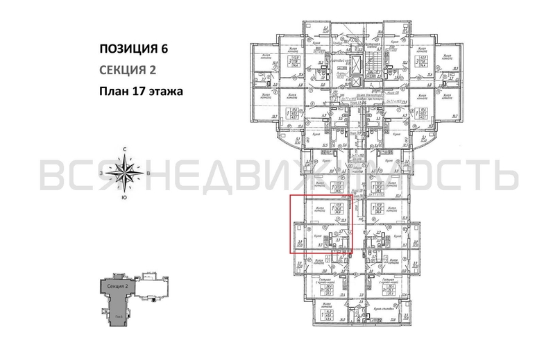 1-комнатная квартира, 36.6кв.м - изображение 1