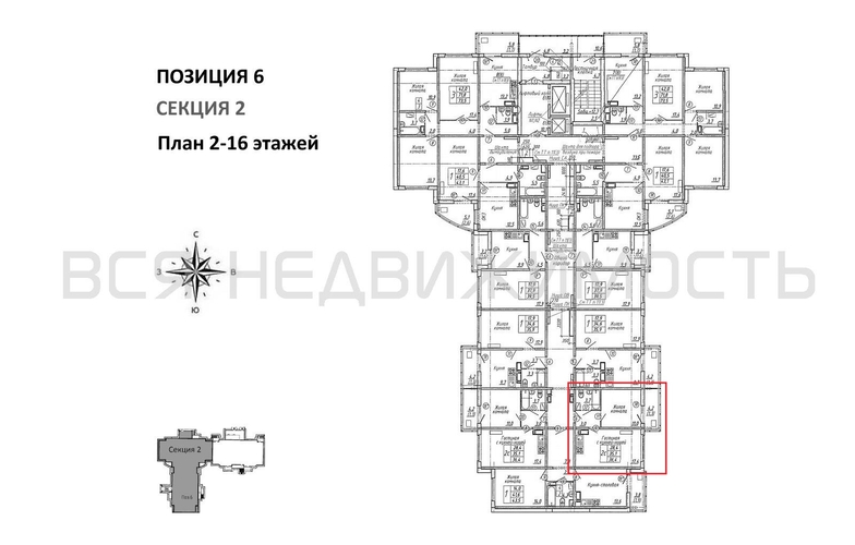 1-комнатная квартира, 36.4кв.м - изображение 1