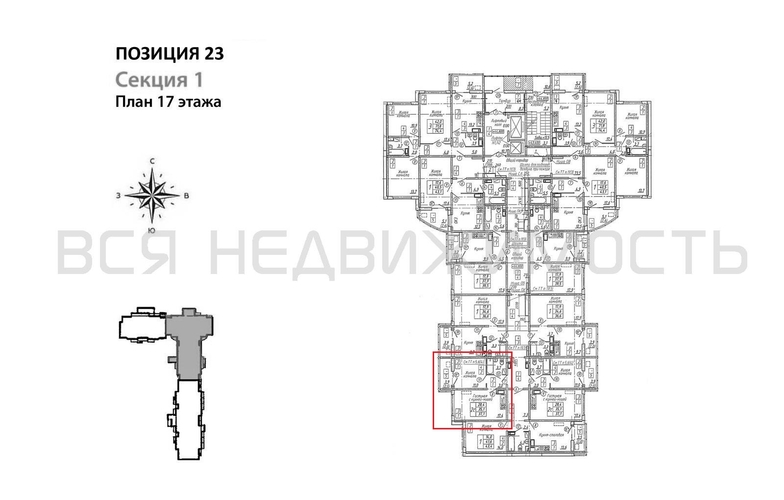 1-комнатная квартира, 37.1кв.м - изображение 1