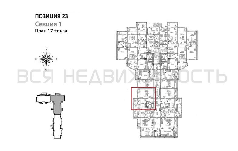 1-комнатная квартира, 36.6кв.м - изображение 1