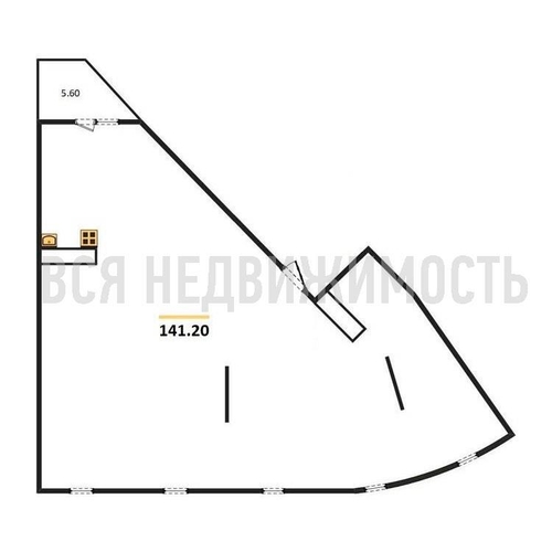 2-комнатная квартира, 141.2кв.м - изображение 0