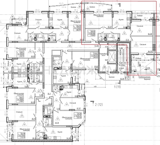 3к, 10/17 М, Воронеж, Советский, 9 Января ул, дом 175, 91.82 кв.м - изображение 37