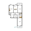 3-комнатная квартира, 90.27кв.м - изображение 1