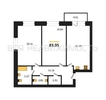 2-комнатная квартира, 83.95кв.м - изображение 1