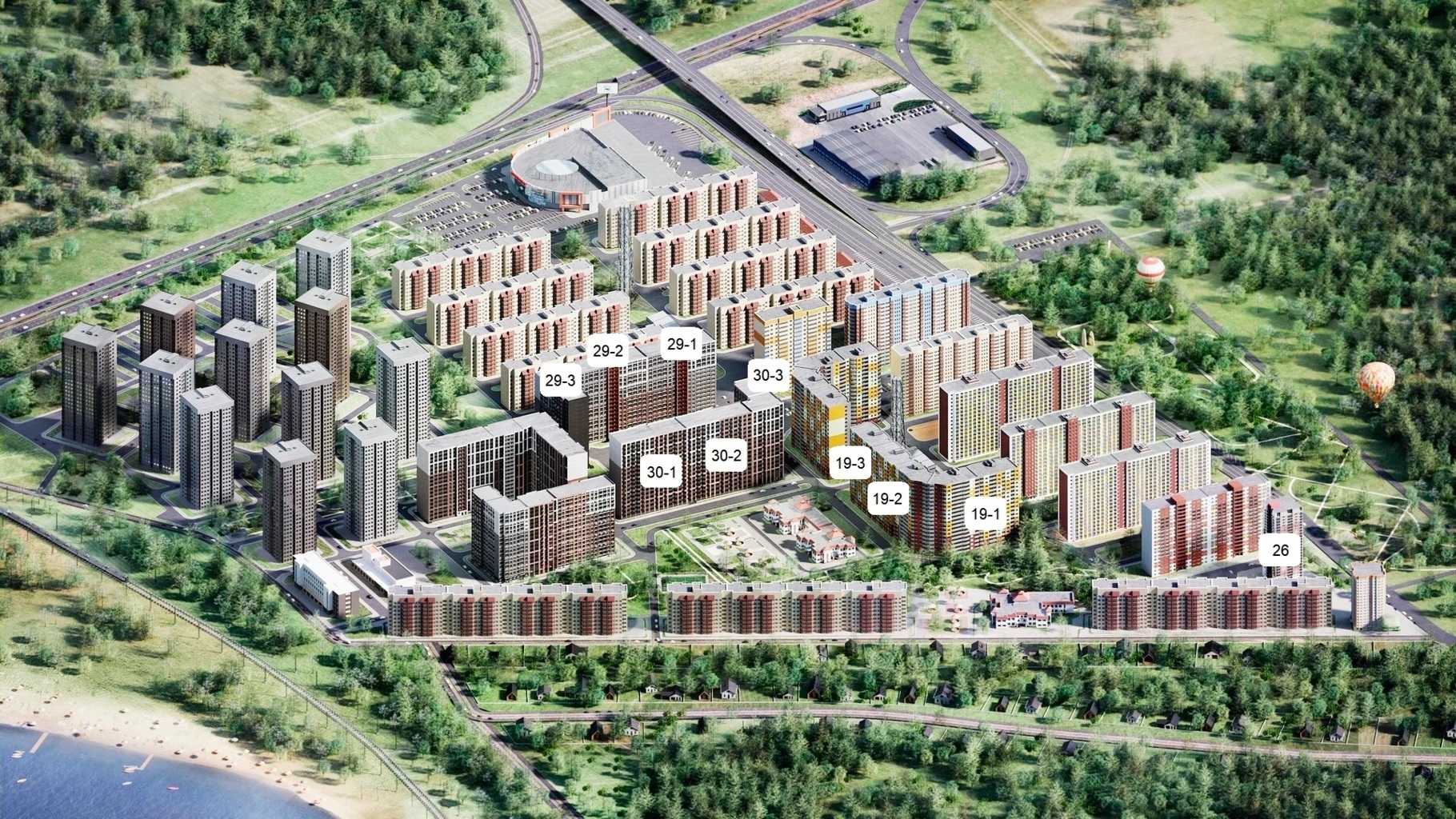 "ЖК Боровое" - Агентство "Вся недвижимость" План "ЖК Боровое"