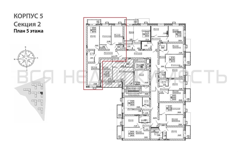 3-комнатная квартира, 89.76кв.м - изображение 1