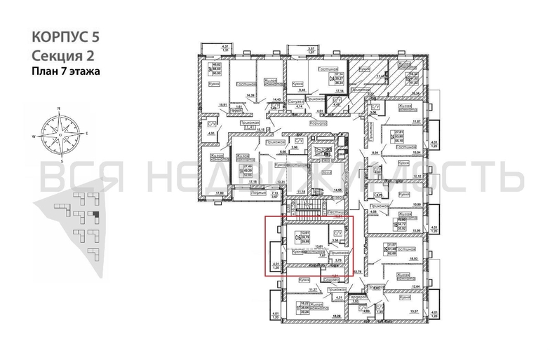 квартира-студия, 29,99кв.м. - изображение 1