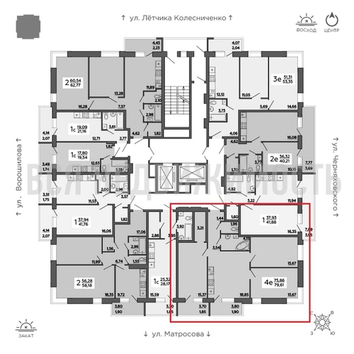 3-комнатная квартира, 79.61кв.м - изображение 1