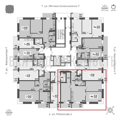 3-комнатная квартира, 79.13кв.м - изображение 1