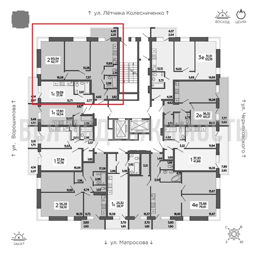 2-комнатная квартира, 63.3кв.м - изображение 1