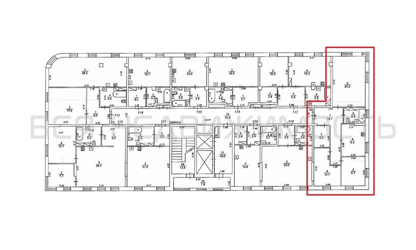 3-комнатная квартира, 70.2кв.м - изображение 1