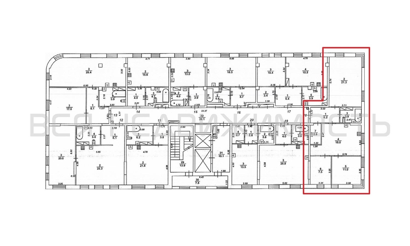 3-комнатная квартира, 70.7кв.м - изображение 1